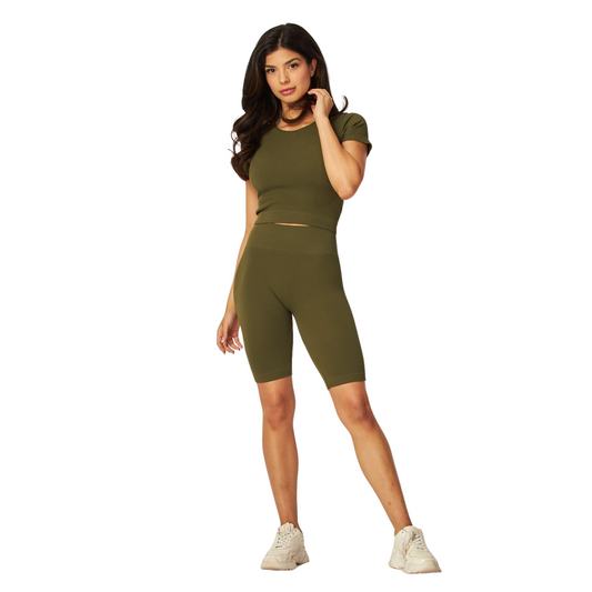 Set Deportivo Blusa y Lycra