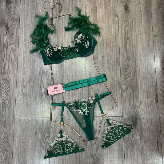 Coordinado Lencero Plumas