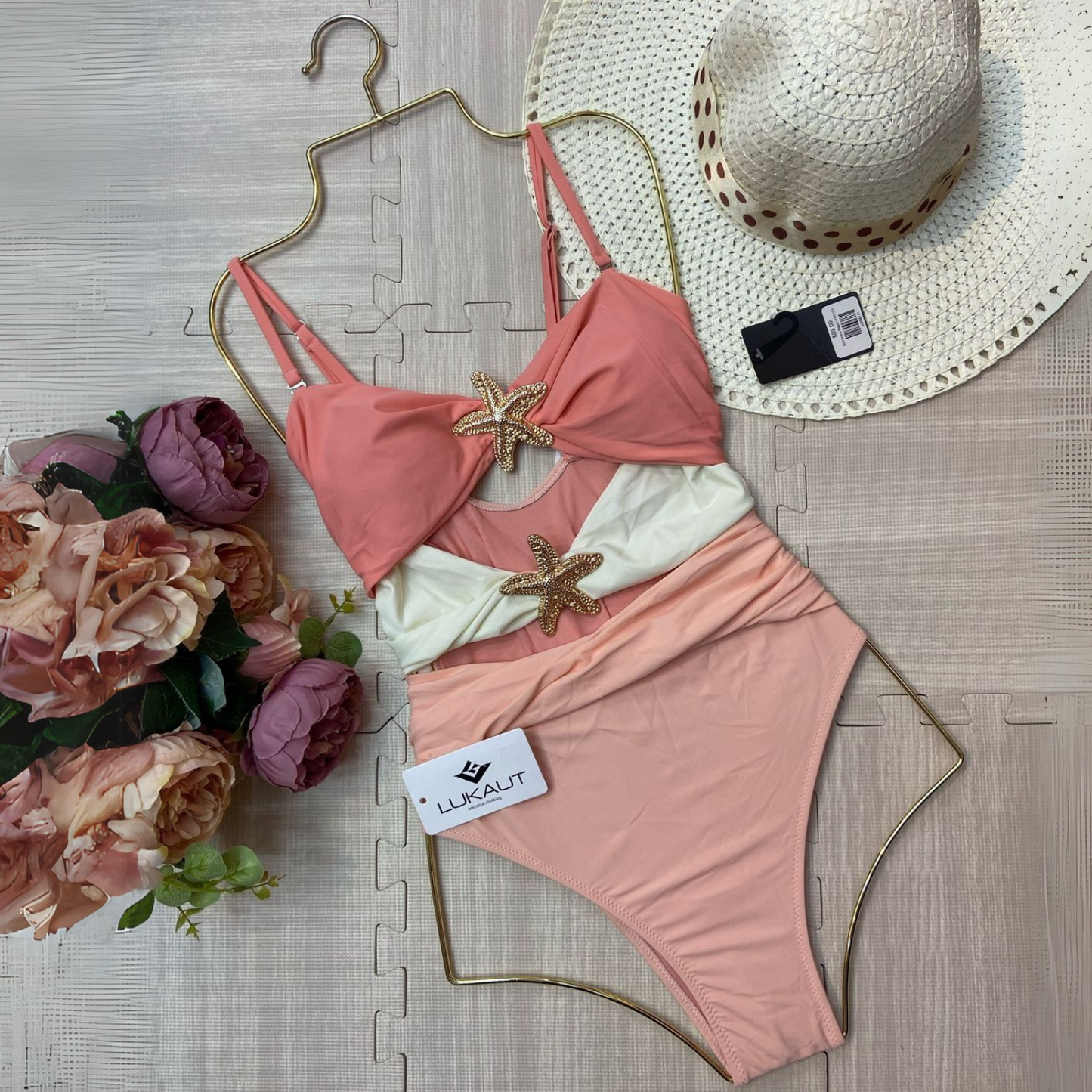 Traje de Baño Completo Bicolor