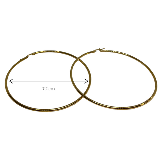 Arracadas Grandes Doradas