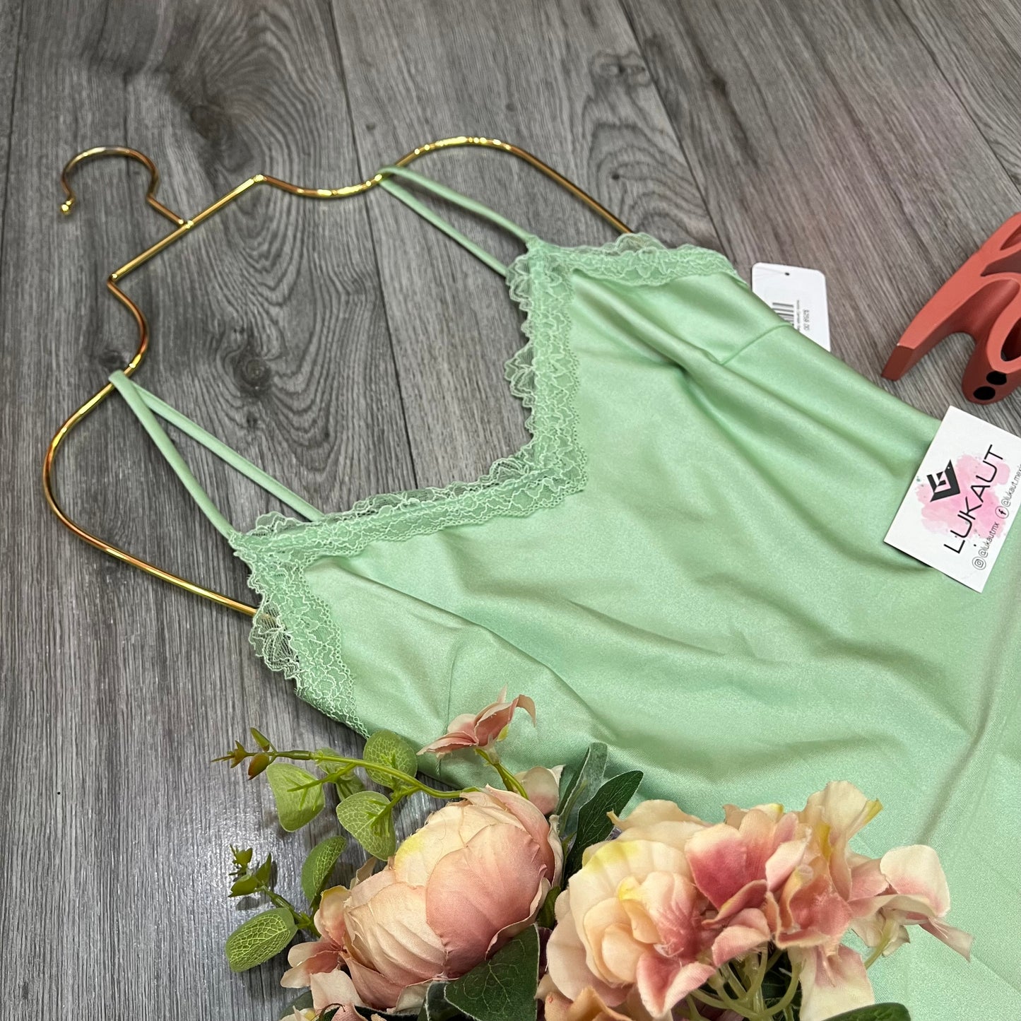 Vestido Camisón Satinado - Lukaut