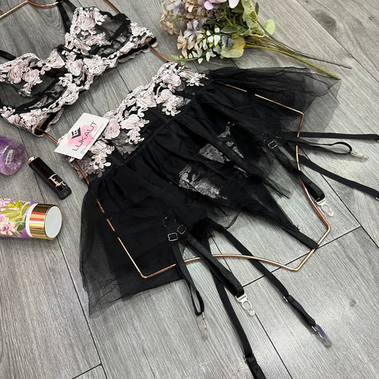 Coordinado Lencero Con Liguero