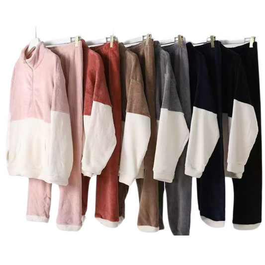 Pijama Pants Bicolor Afelpada