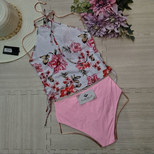 Traje de Baño Dos Piezas Top Largo