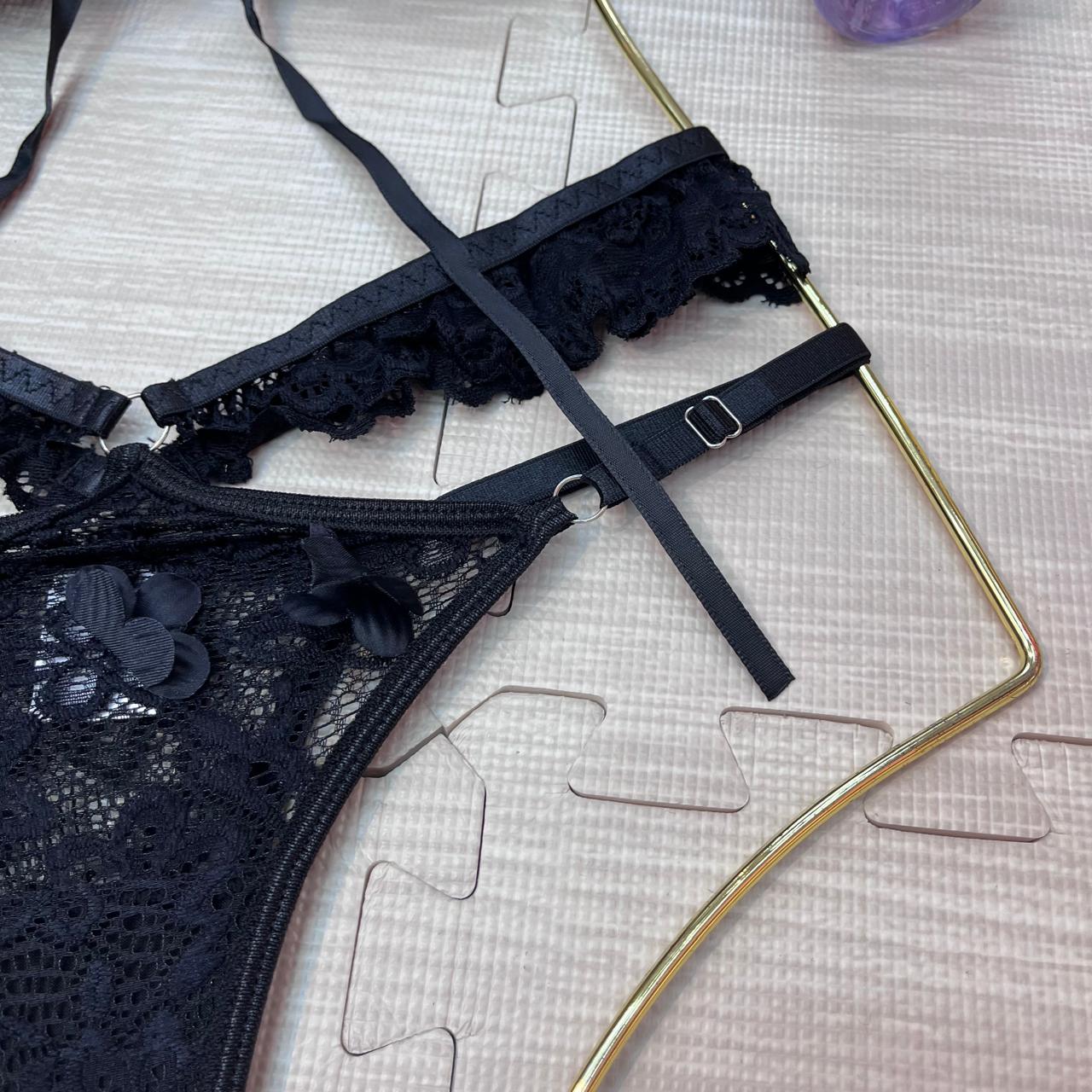 Coordinado Lencero Bustier Encaje