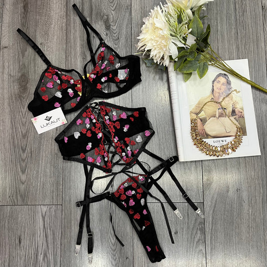 Coordinado Lencero Corazones