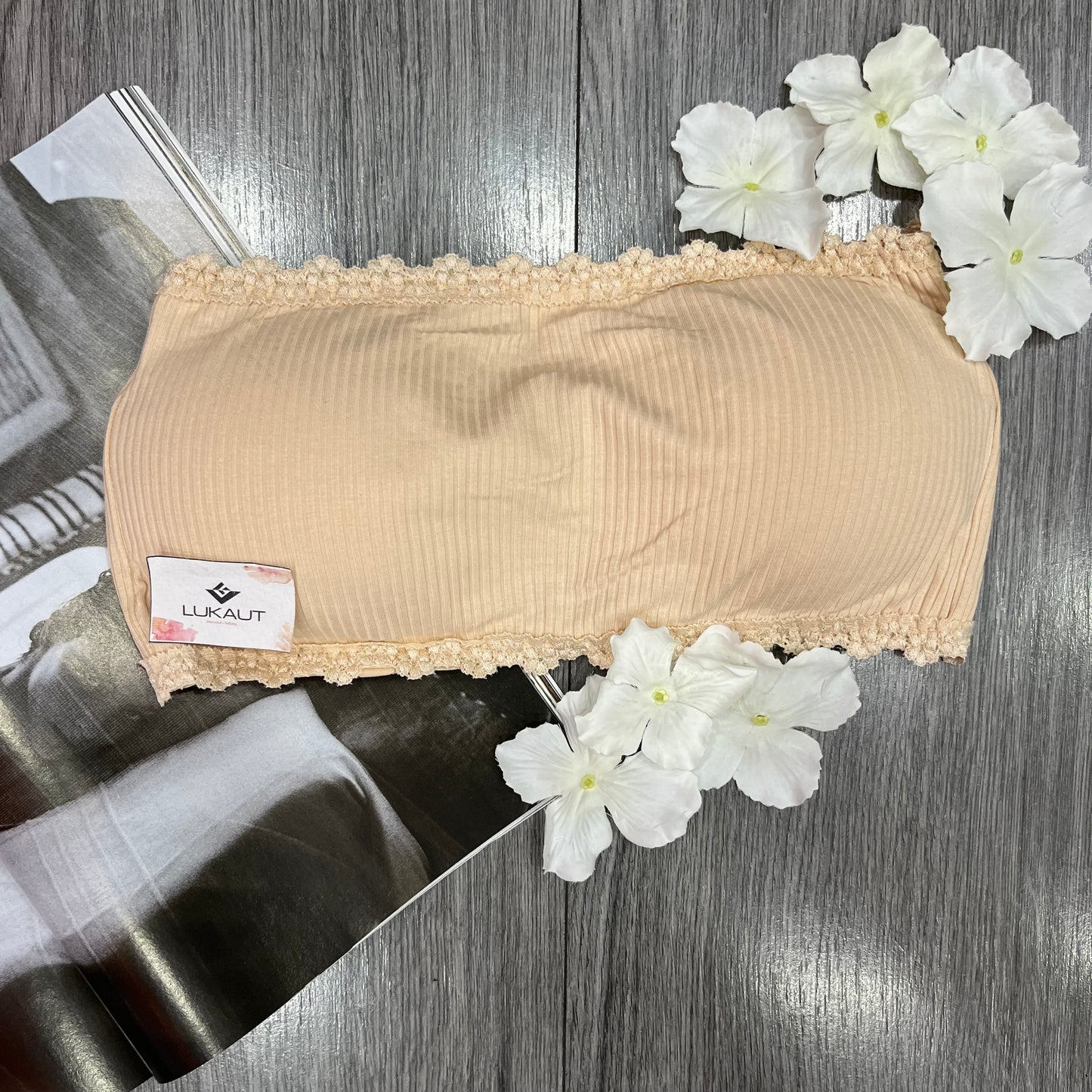 Top Algodón Strapless - Lukaut