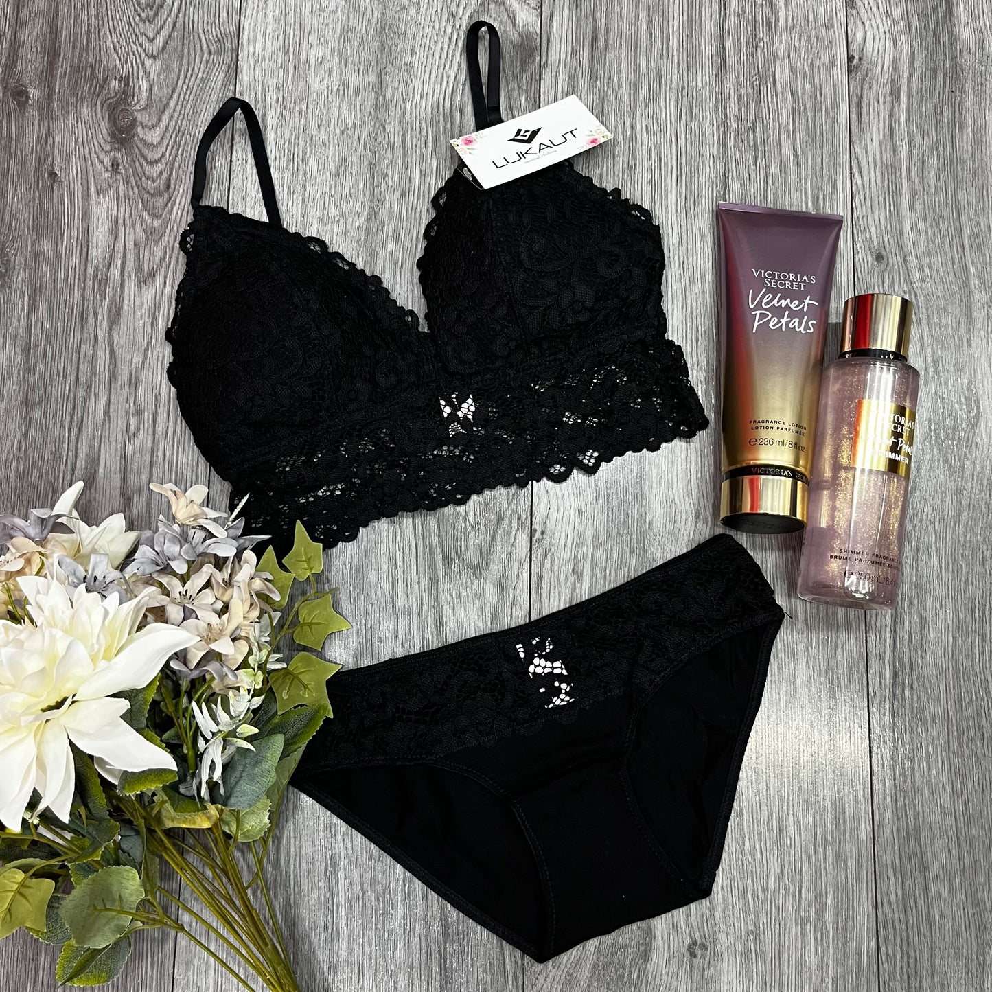 Coordinado Bralette Y Panti Algodón - Lukaut