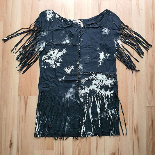 Blusa Tie Dye Con Barbas