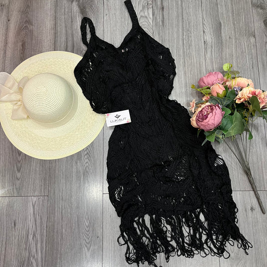 Vestido de Playa Deshilado Cover Up