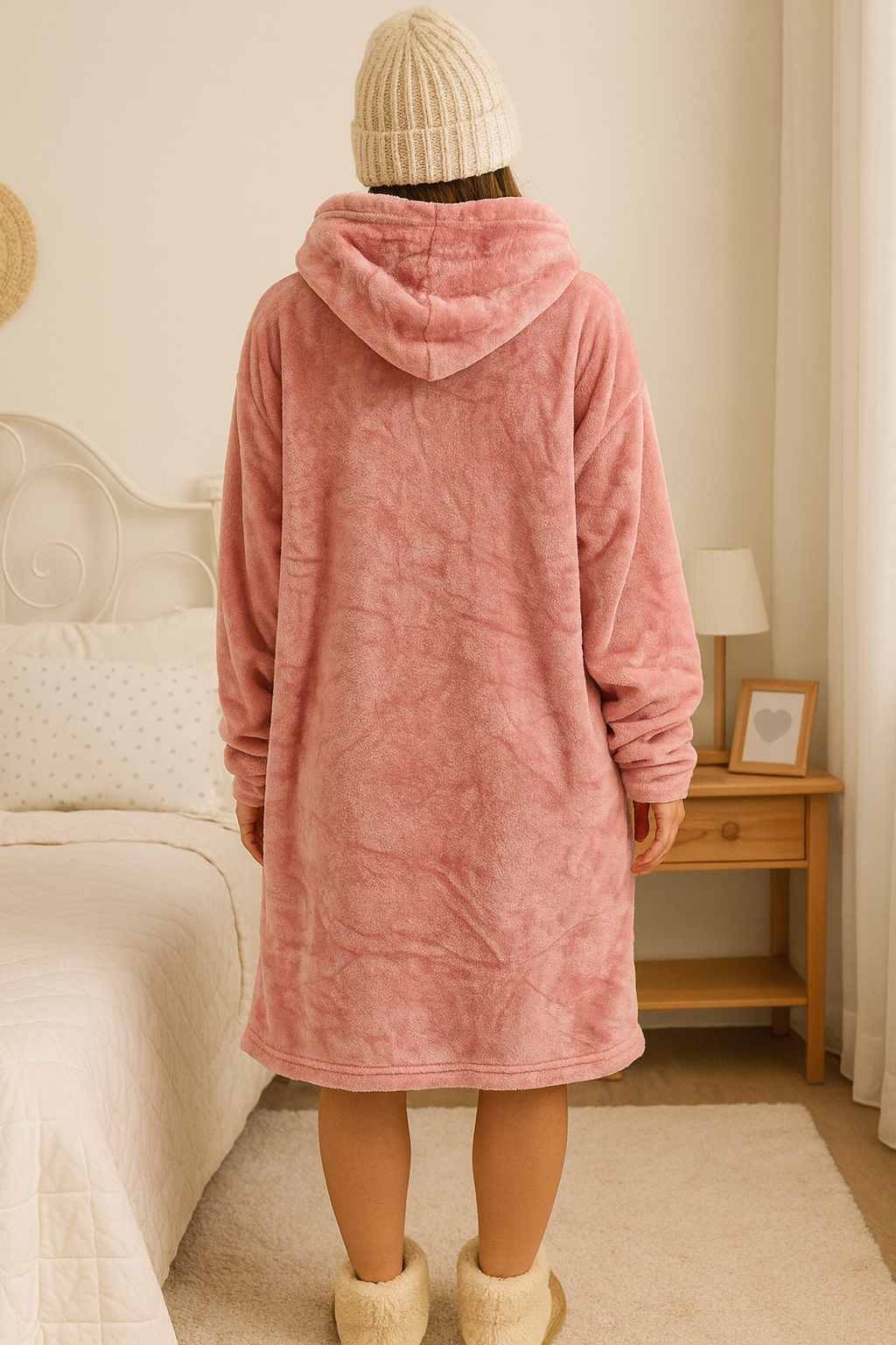 Maxi Sudadera Borrega Por Dentro