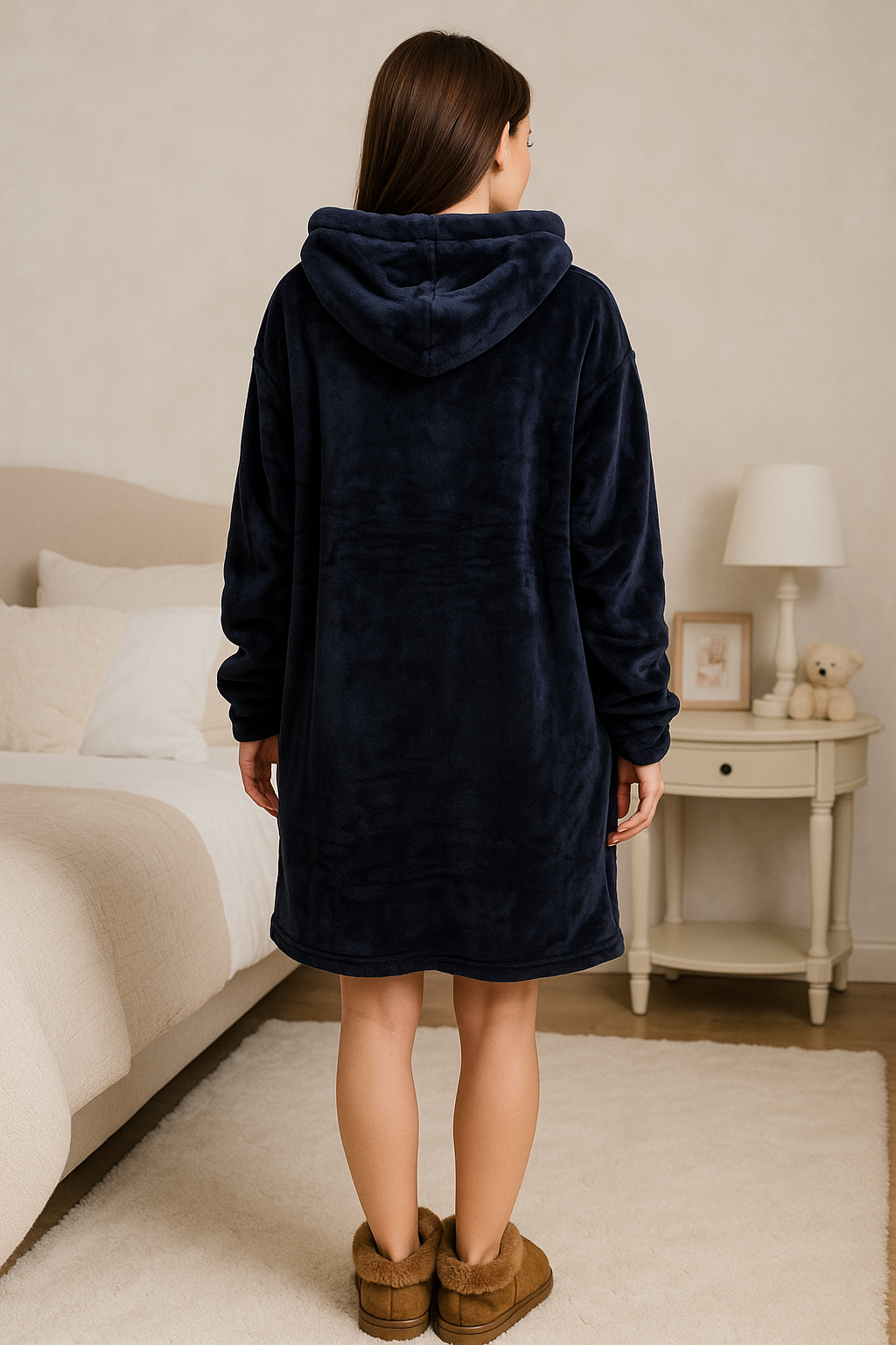 Maxi Sudadera Borrega Por Dentro