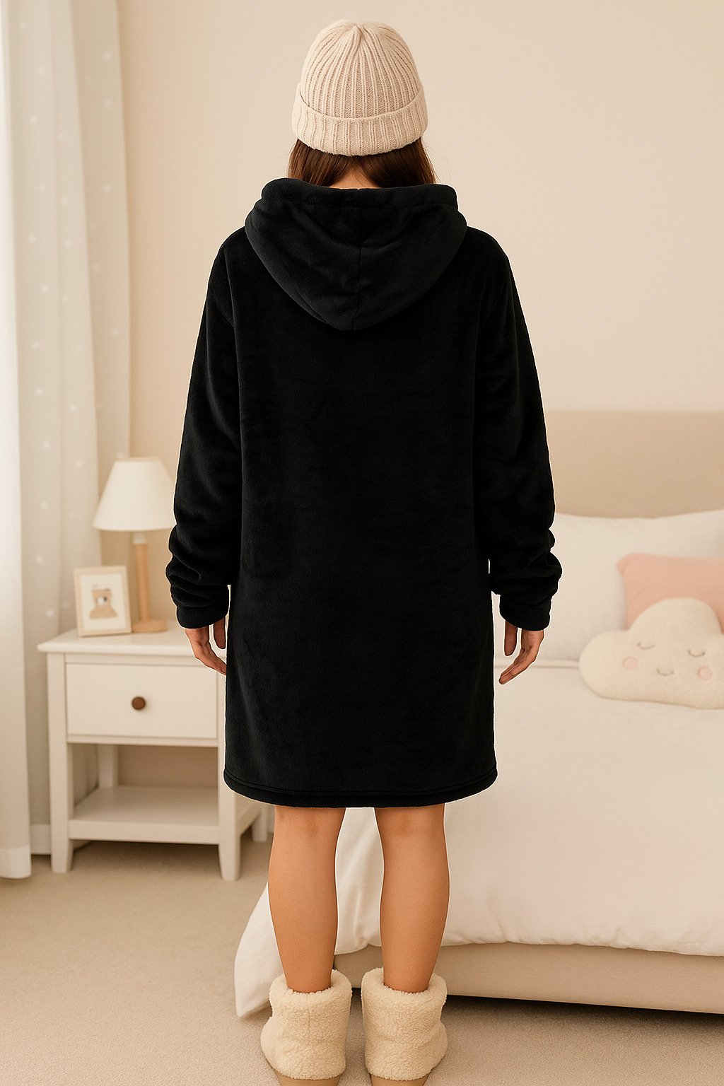 Maxi Sudadera Borrega Por Dentro