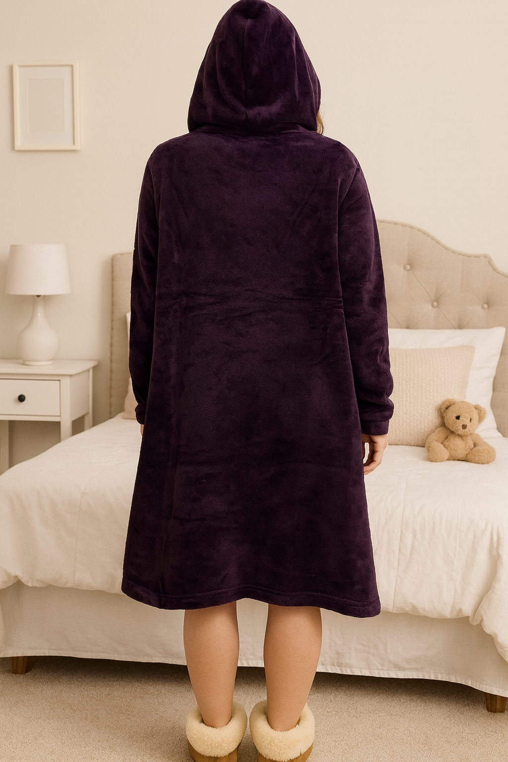 Maxi Sudadera Borrega Por Dentro