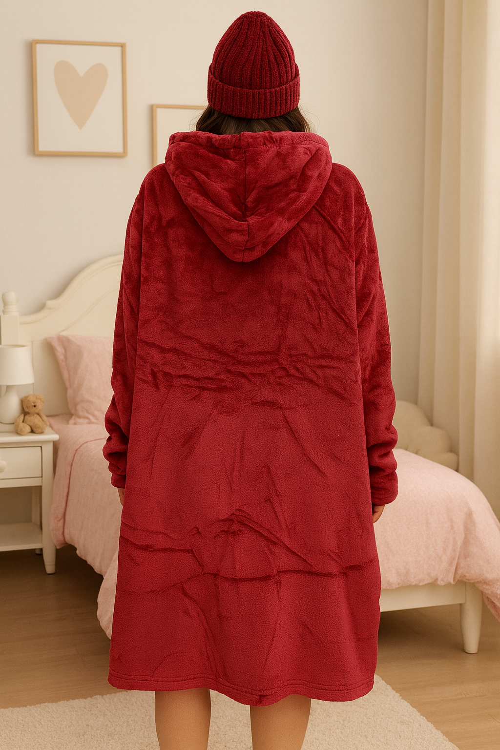 Maxi Sudadera Borrega Por Dentro