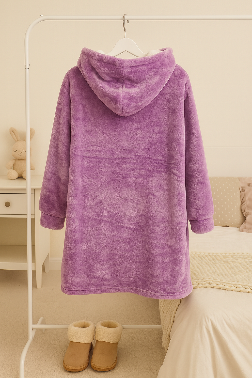 Maxi Sudadera Borrega Por Dentro