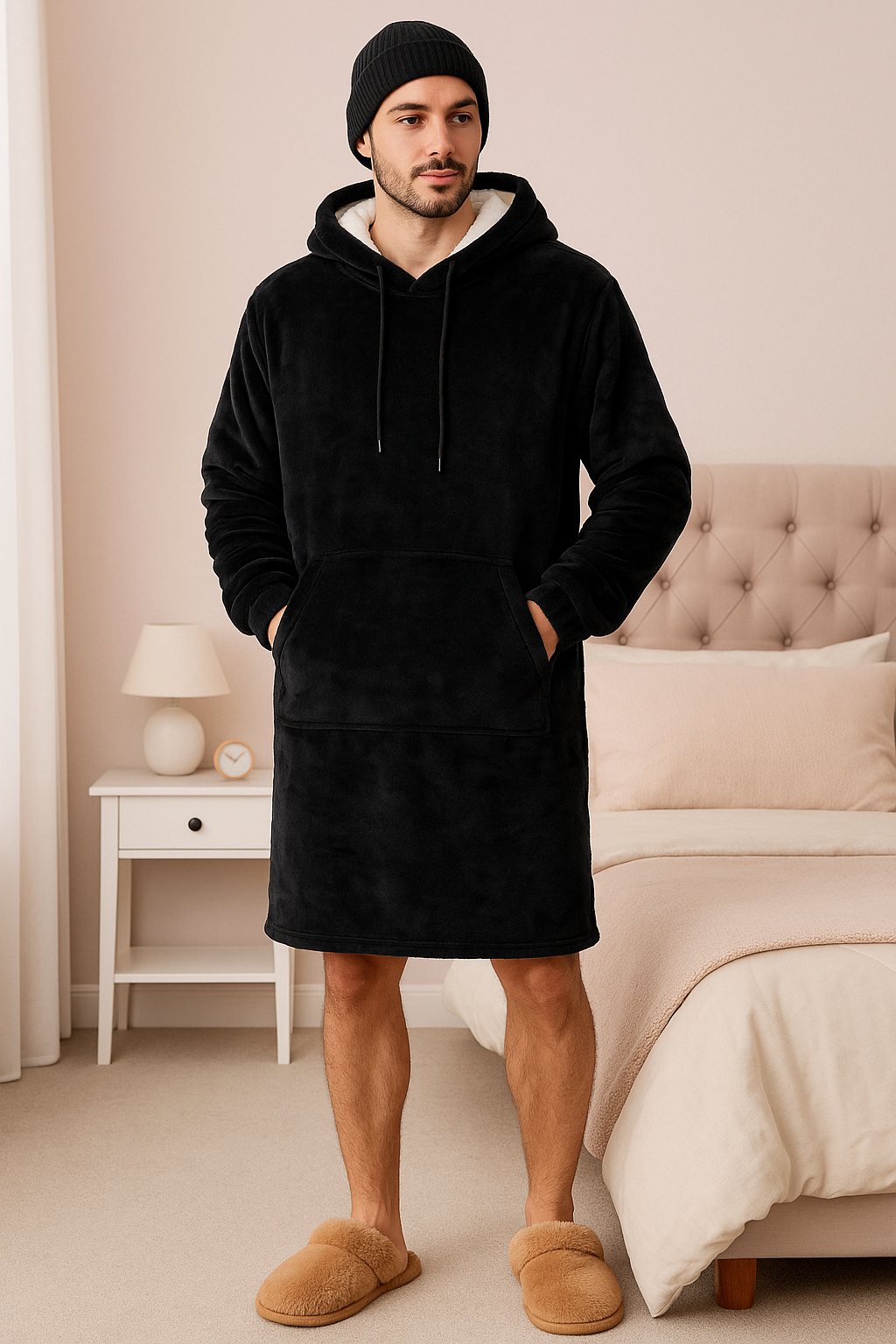 Maxi Sudadera Borrega Por Dentro