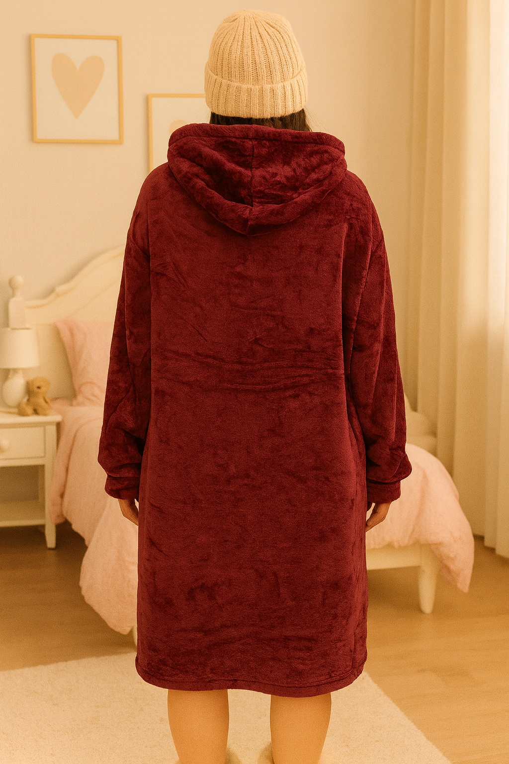 Maxi Sudadera Borrega Por Dentro