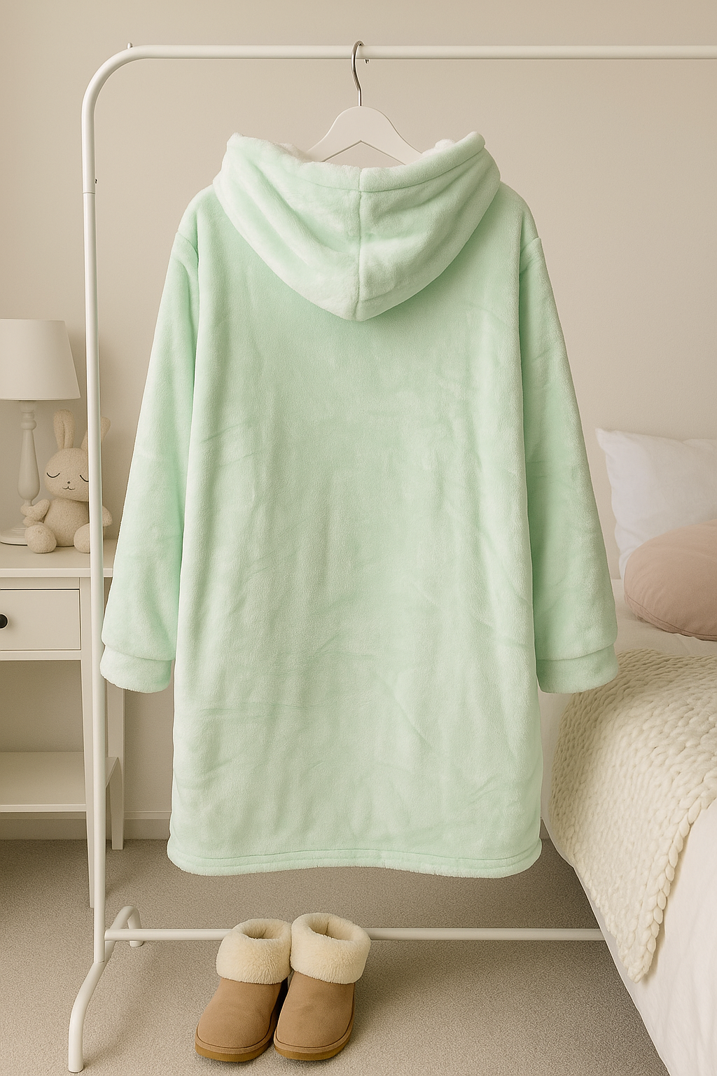 Maxi Sudadera Borrega Por Dentro