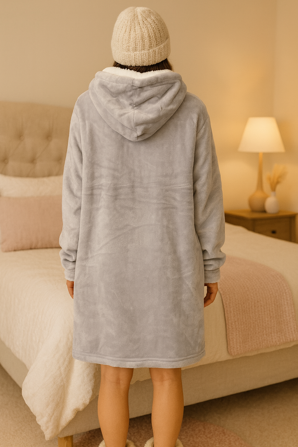 Maxi Sudadera Borrega Por Dentro