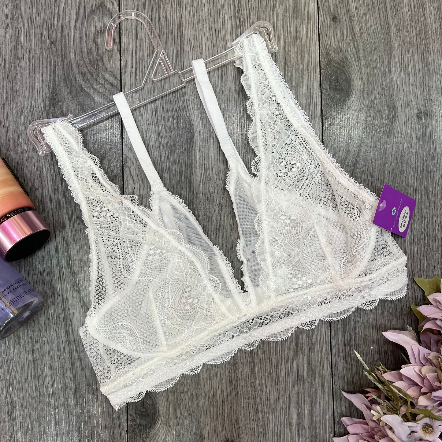 Bralette Mesh Con Encaje