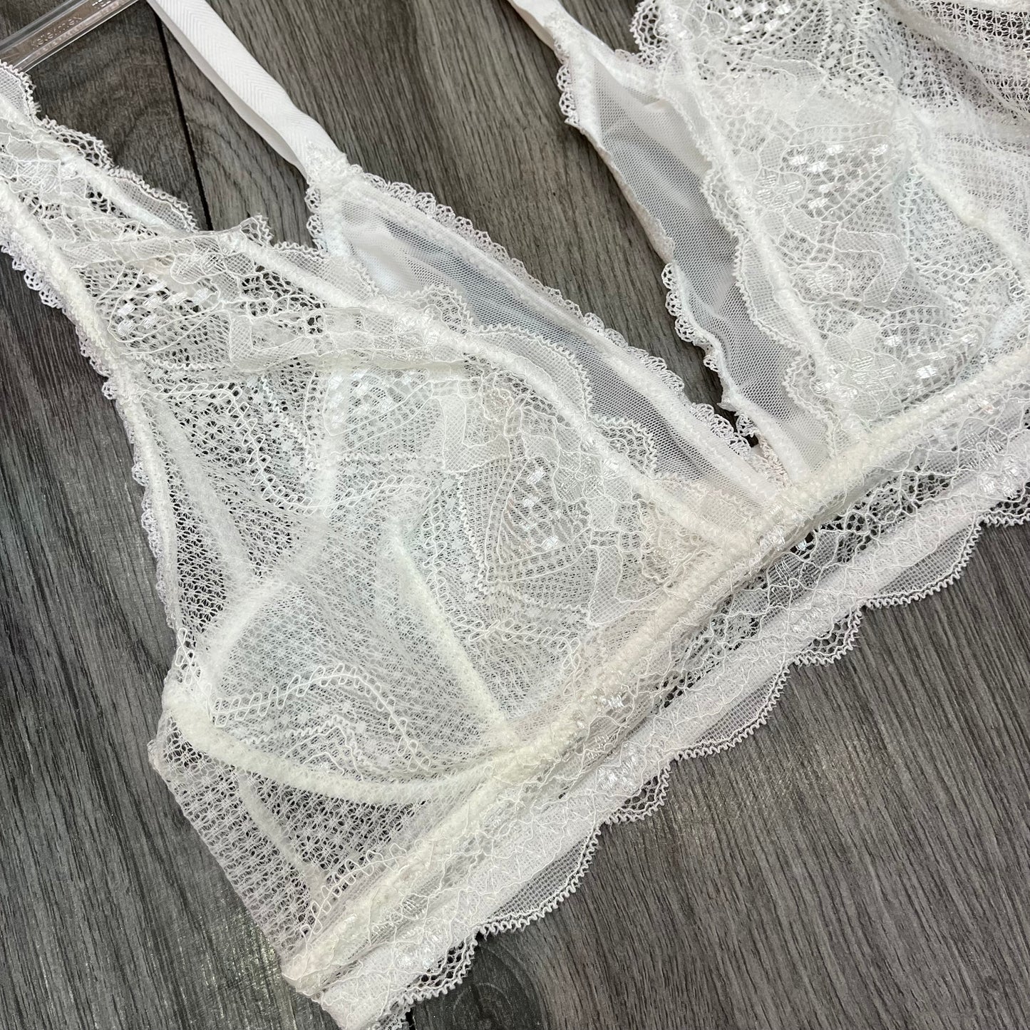 Bralette Mesh Con Encaje