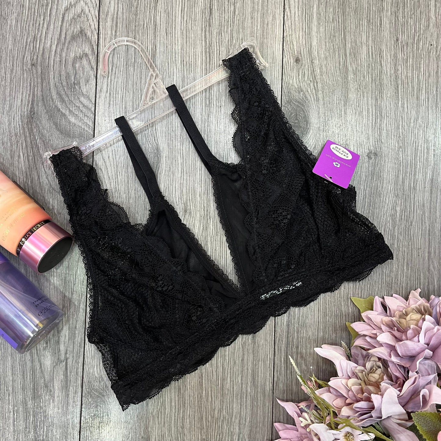 Bralette Mesh Con Encaje