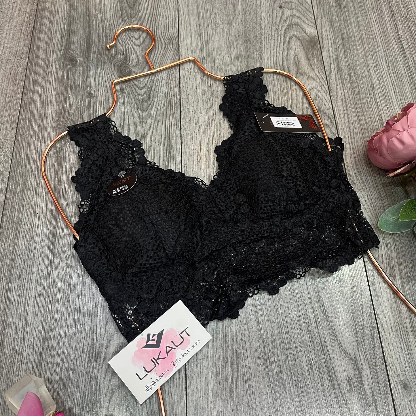 Coordinado Bralette y Panti Encaje