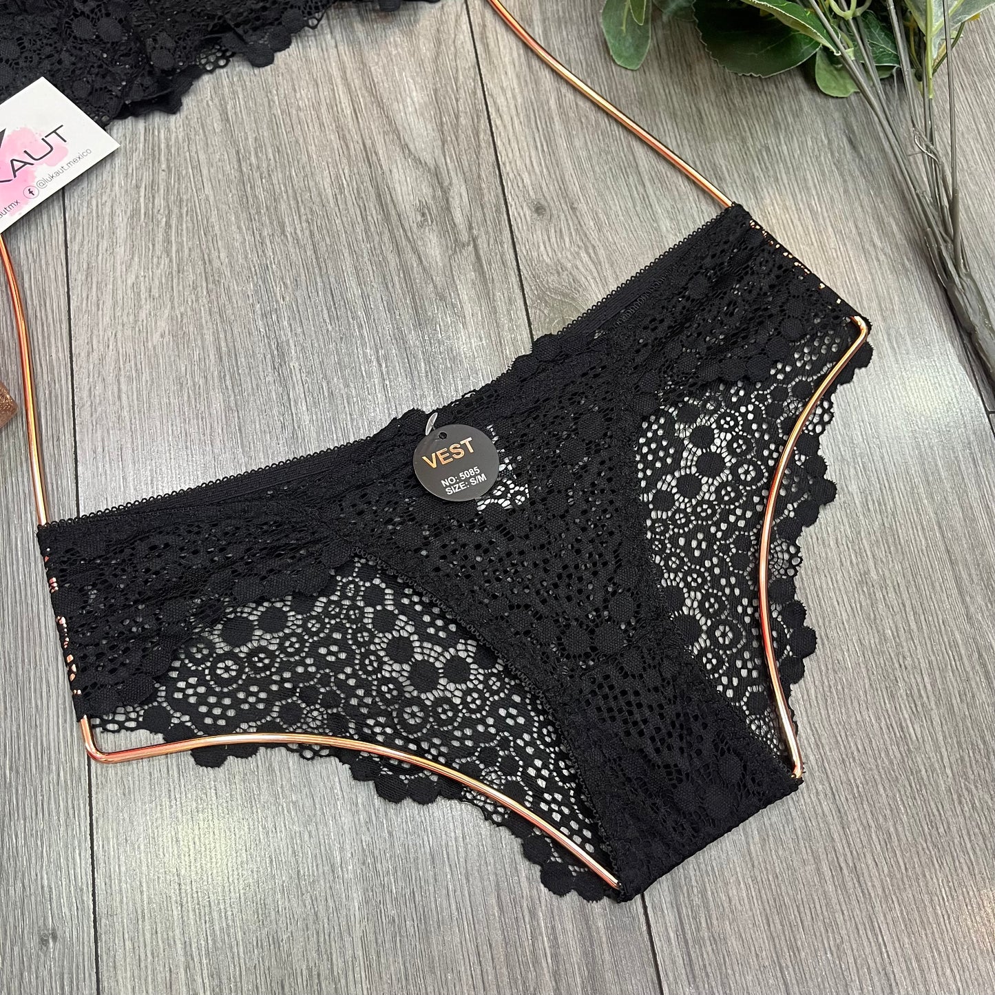 Coordinado Bralette y Panti Encaje