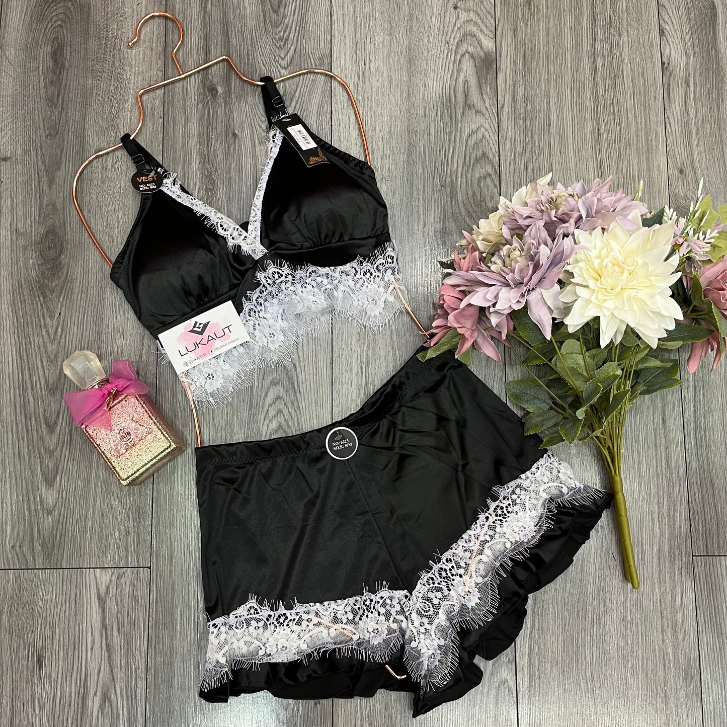 Set Pijama Short y Bralette