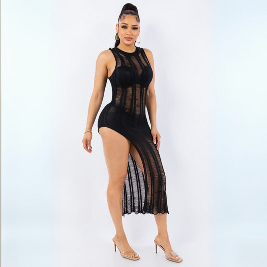 Vestido Tejido Asymmetric