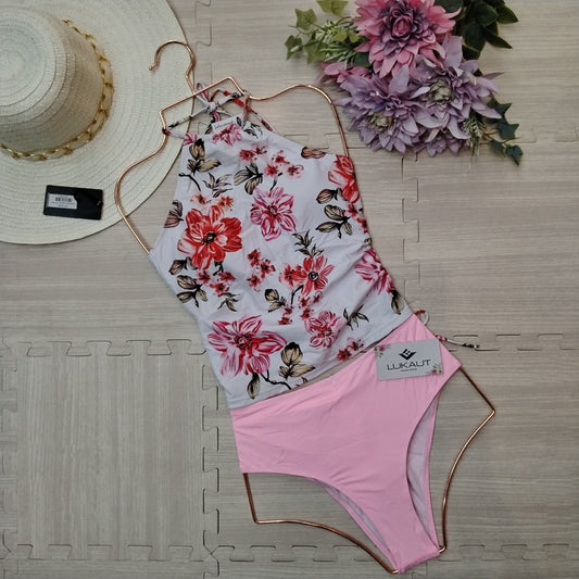 Traje de Baño Dos Piezas Top Largo