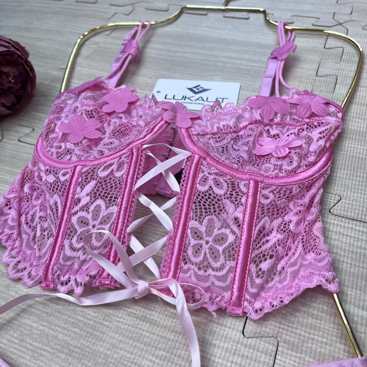 Coordinado Lencero Bustier Encaje