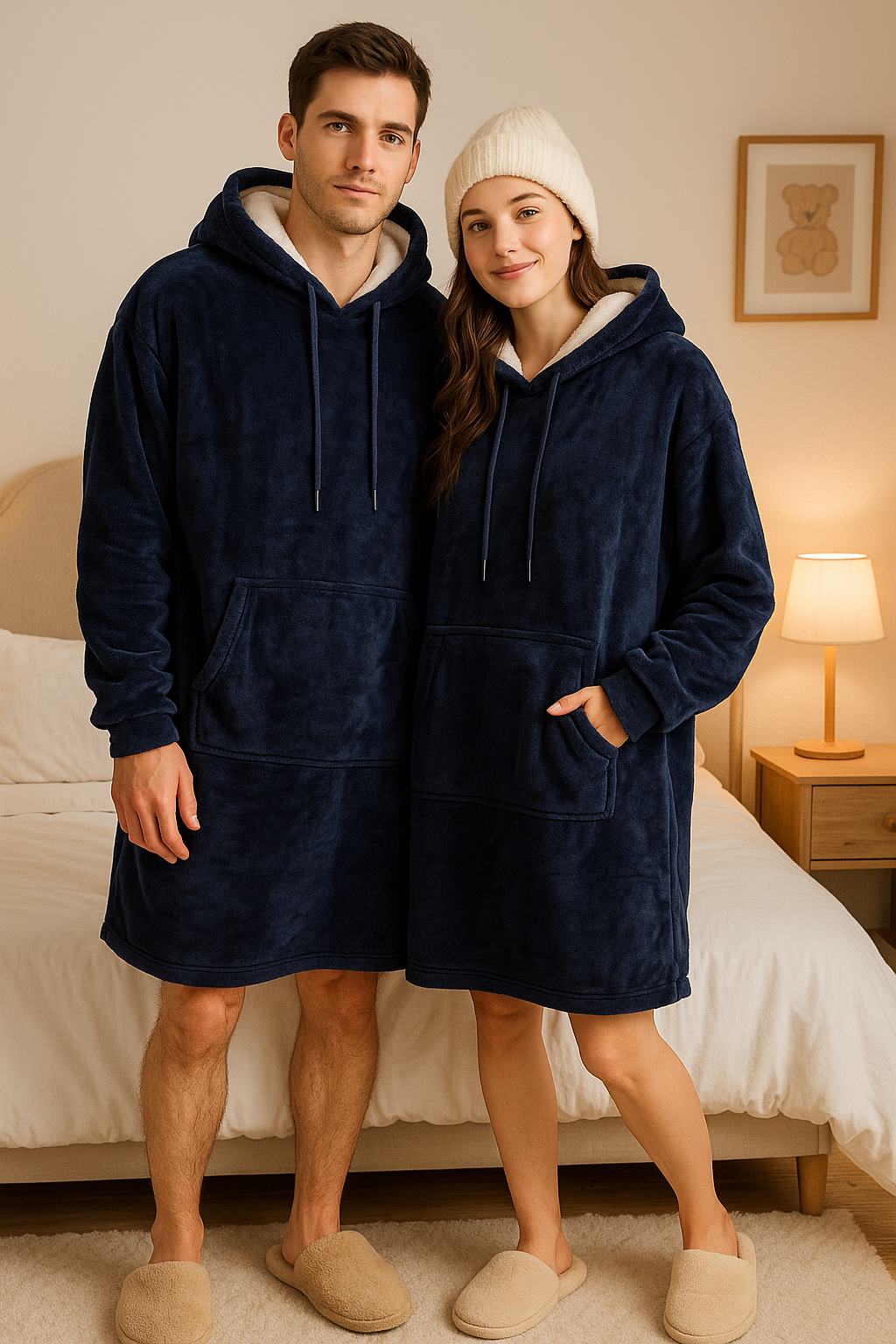 maxi sudadera hoodie cobija para mujer lukaut