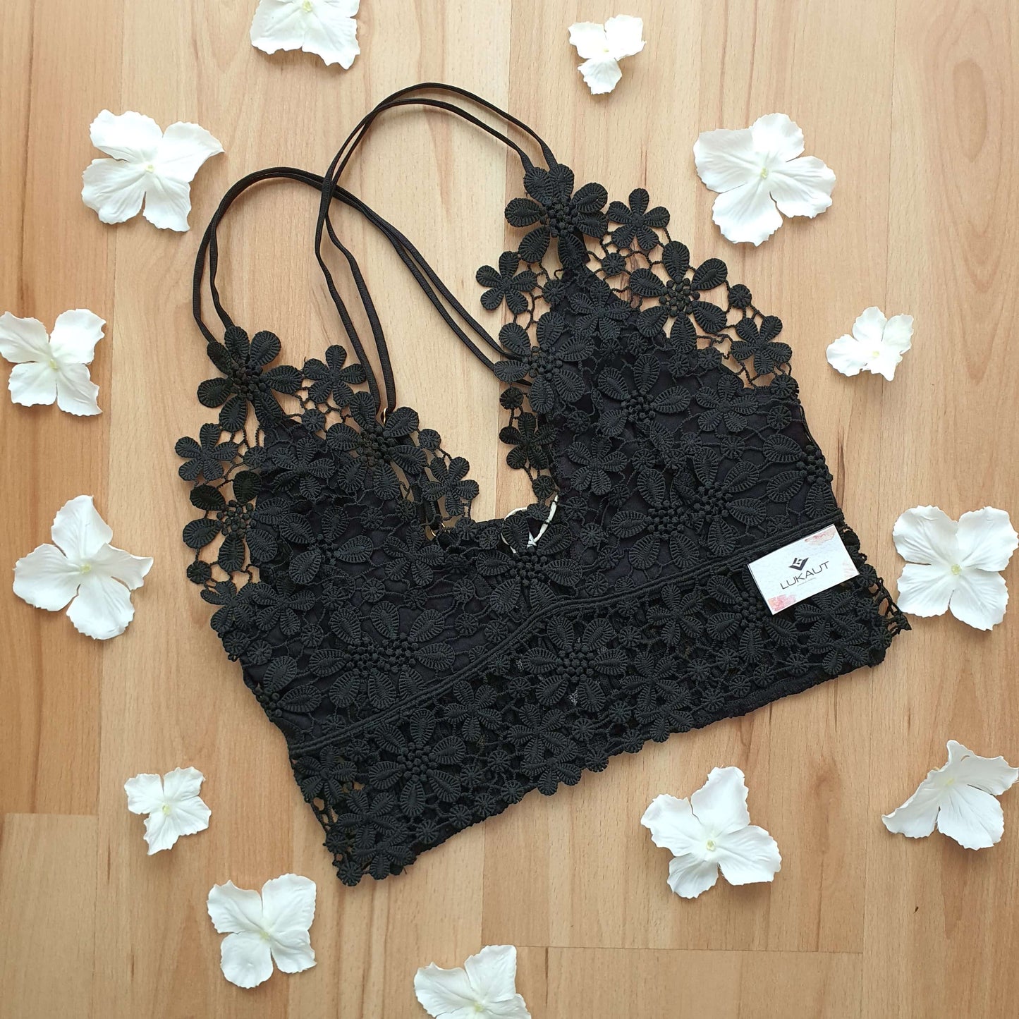 Bralette Crochet Flores