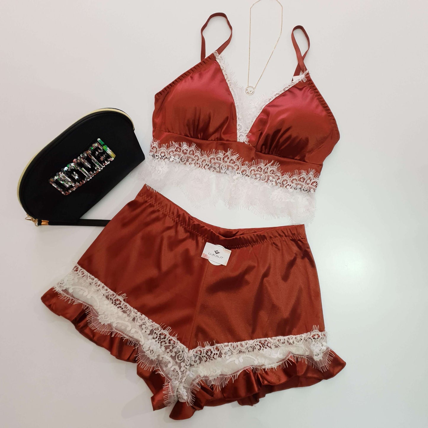 Set Pijama Short y Bralette