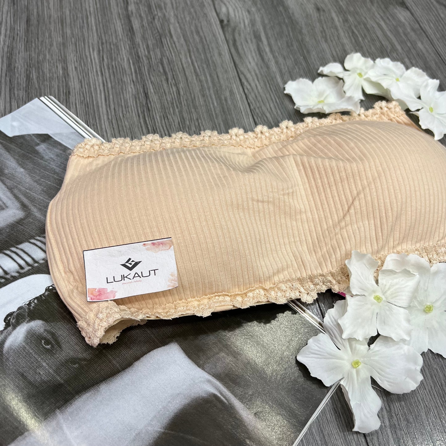 Top Algodón Strapless - Lukaut
