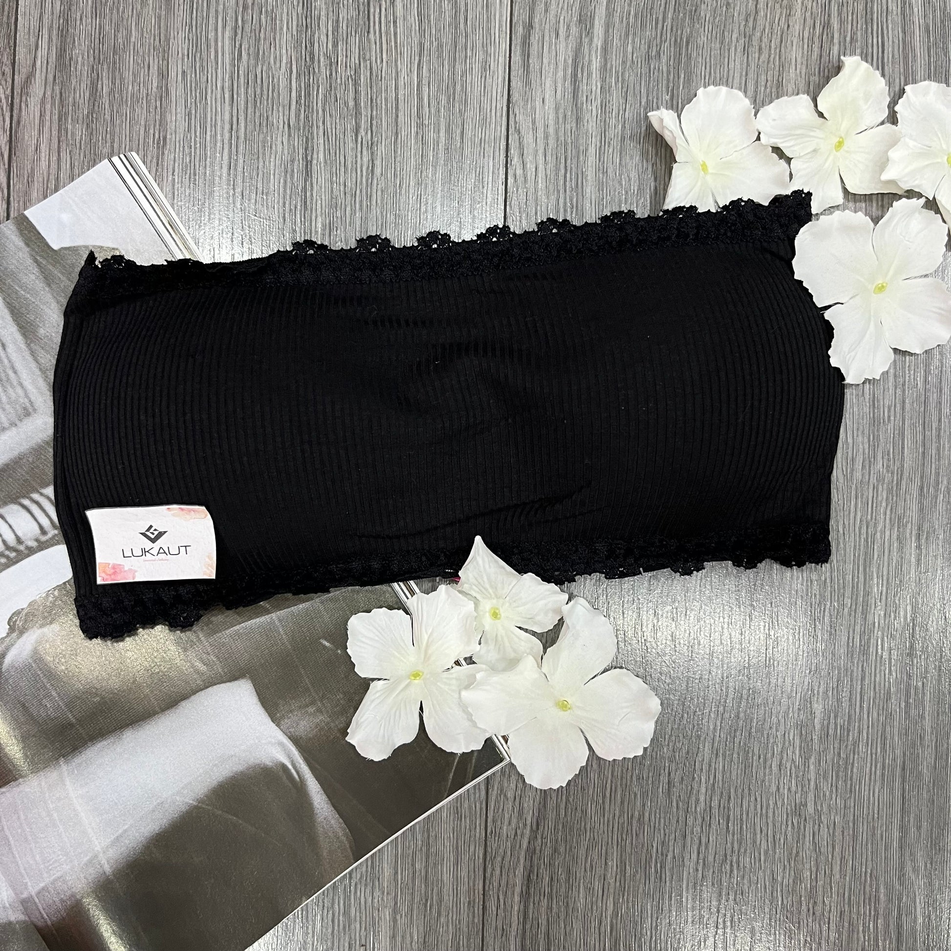 Top Algodón Strapless - Lukaut