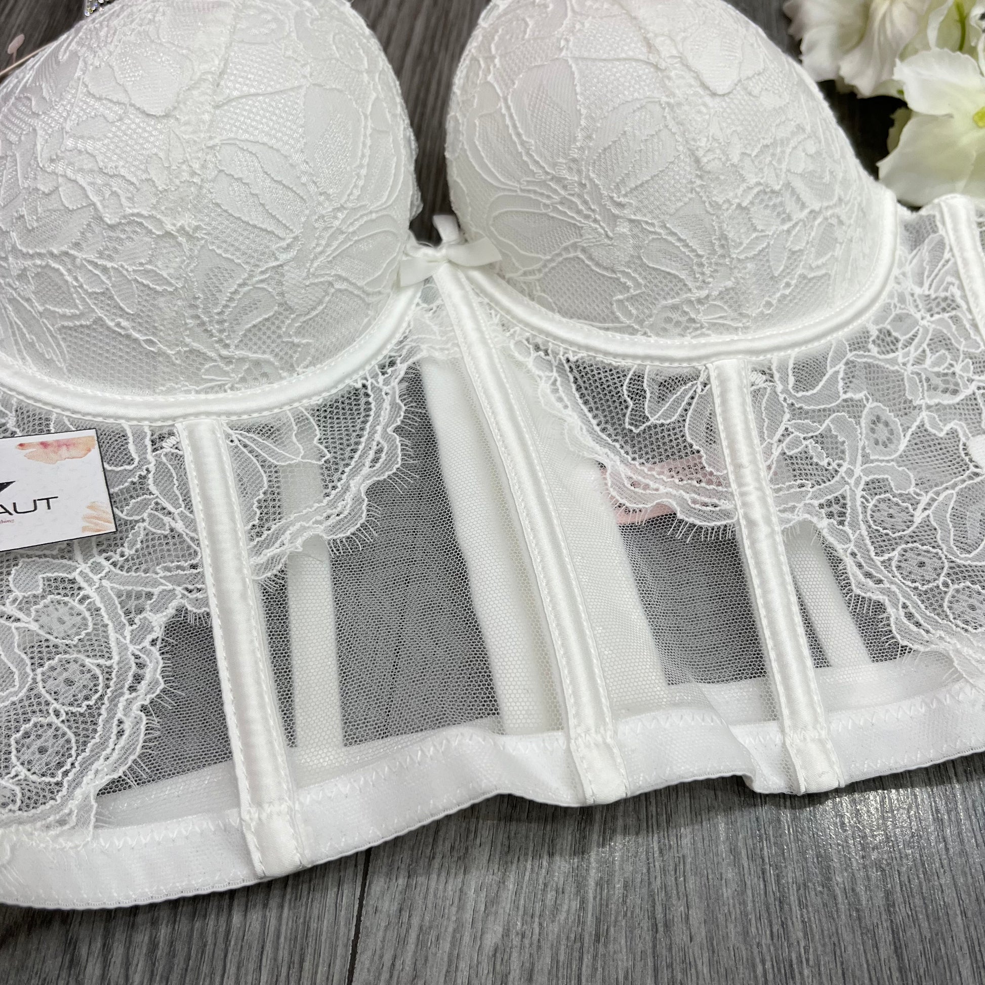 Bustier Encaje Con Brillos – Lukaut