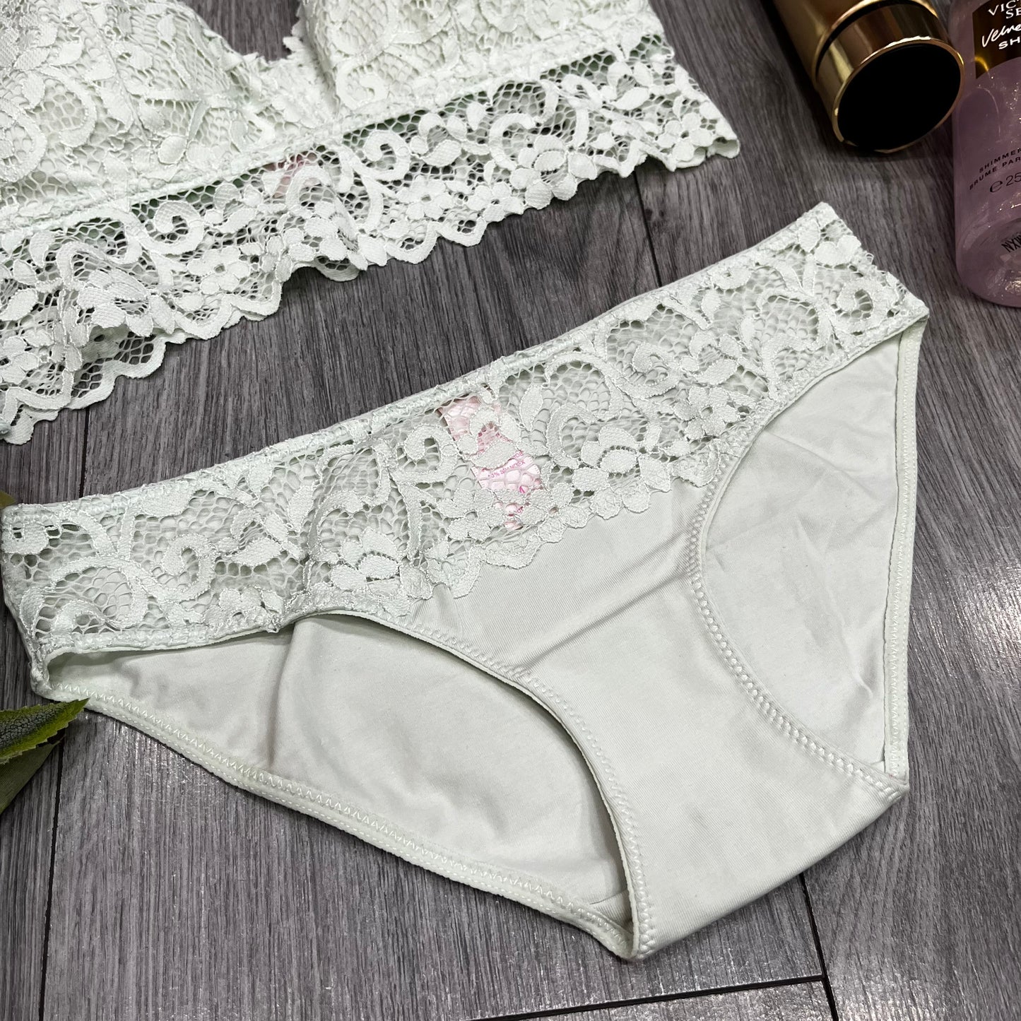 Coordinado Bralette Y Panti Algodón