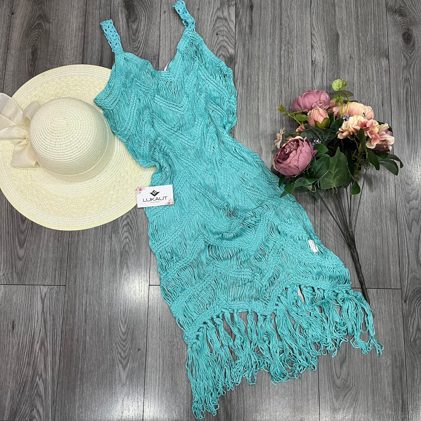 Vestido de Playa Deshilado Cover Up