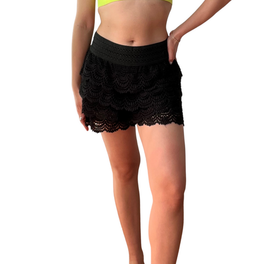 short de playa crochet lukaut